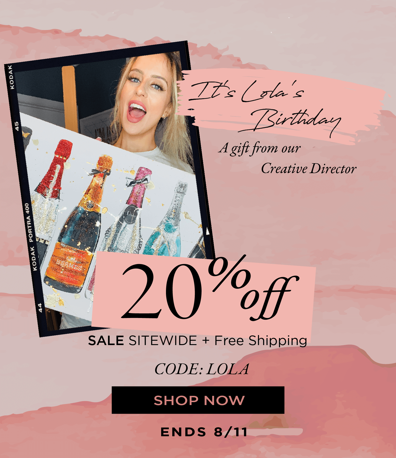 Lola's Birthday 20% Off Sitewide + Free Shipping